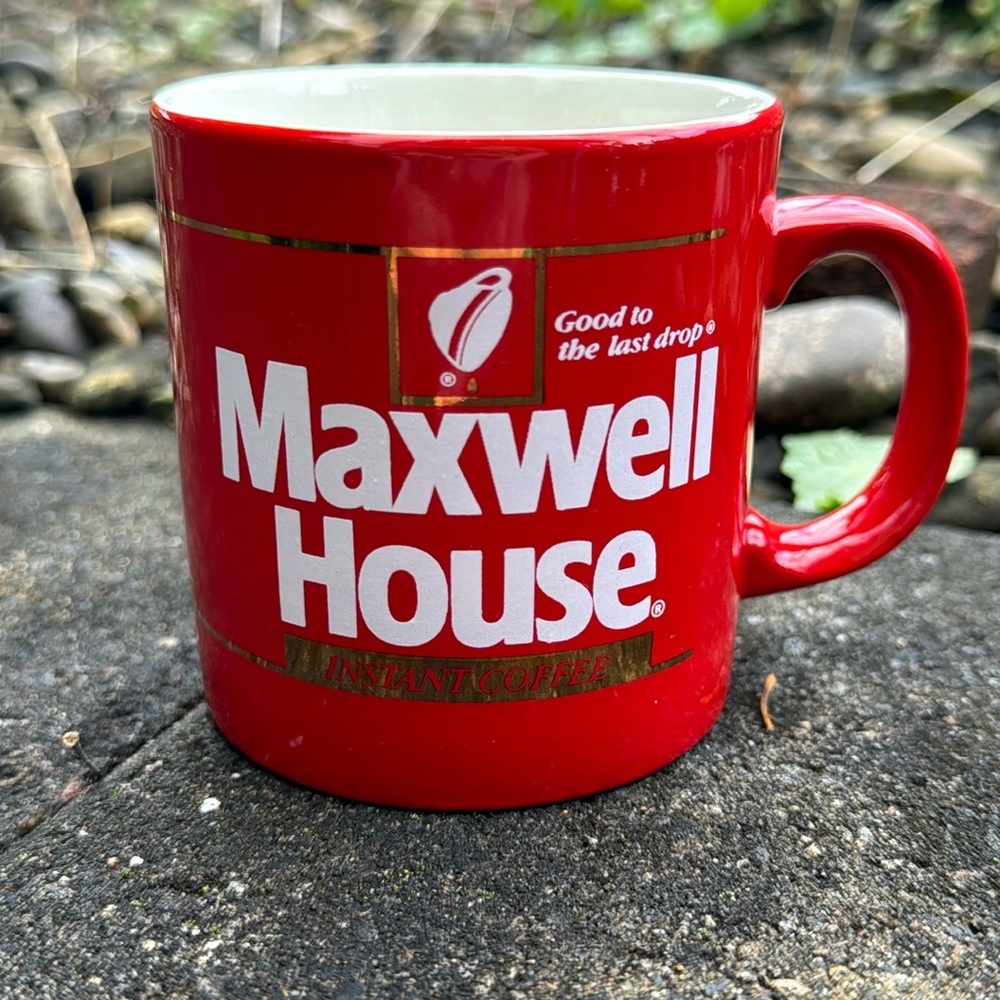 Vintage 1989s Maxwell House coffee mug